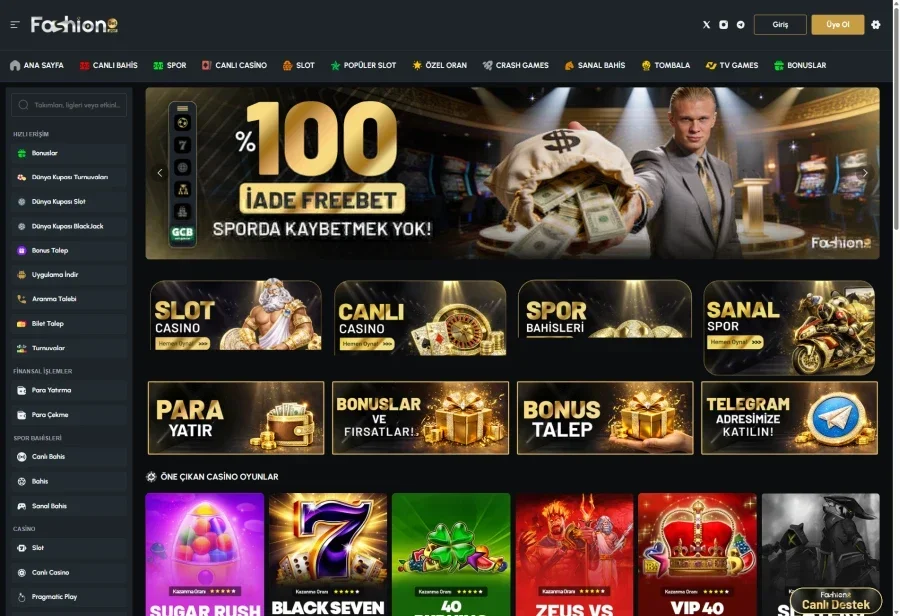 Fashionbet ekran görüntüsü